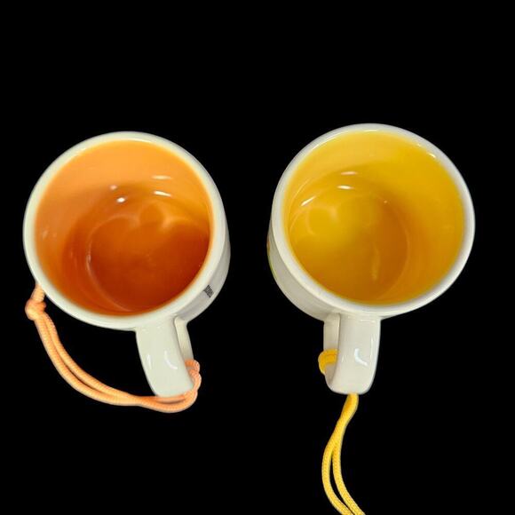 Starbucks Ornaments Dallas Texas Demitasse Coffee Cups 2 oz Set of Two Boxed New - Picture 6 of 11